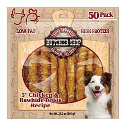 Butcher Shop Chicken & Rawhide Twists Recipe Dog Chews Specialty Products